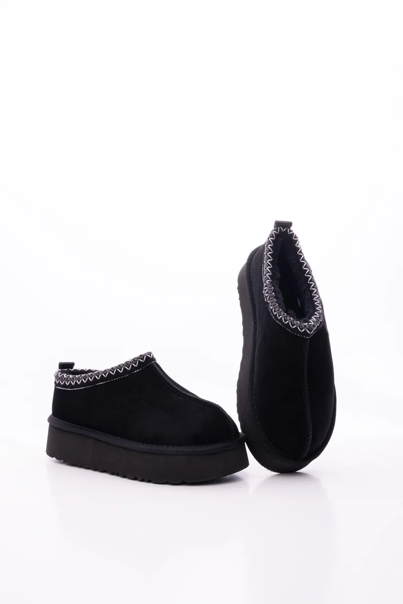 Smaibulun Ugg | Tazzy Mini Platform Low Ankle Slippers - Black - Image 10