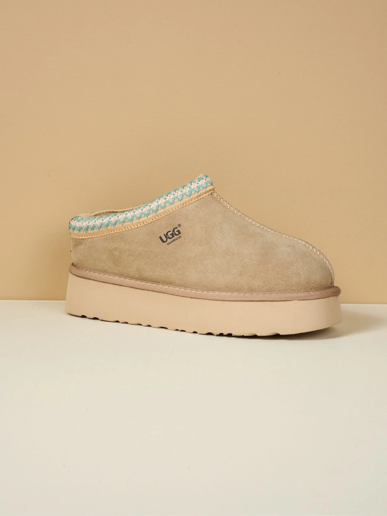 Smaibulun Ugg | Tazzy Mini Platform Low Ankle Slippers - neutral - Image 11