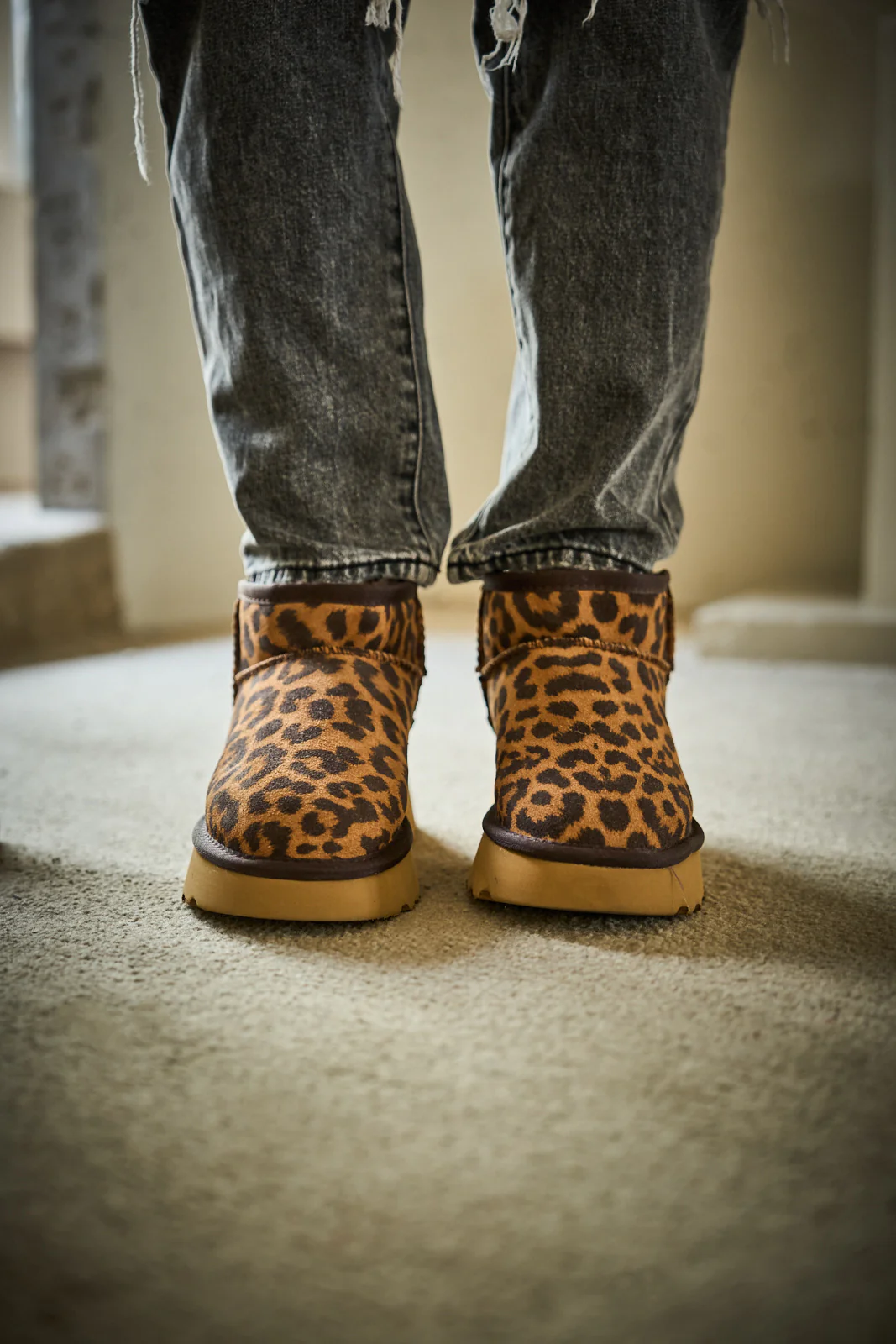 SMAIBULUN Ugg | Ultimate Platform Ankle Boots - cheetah - Image 2