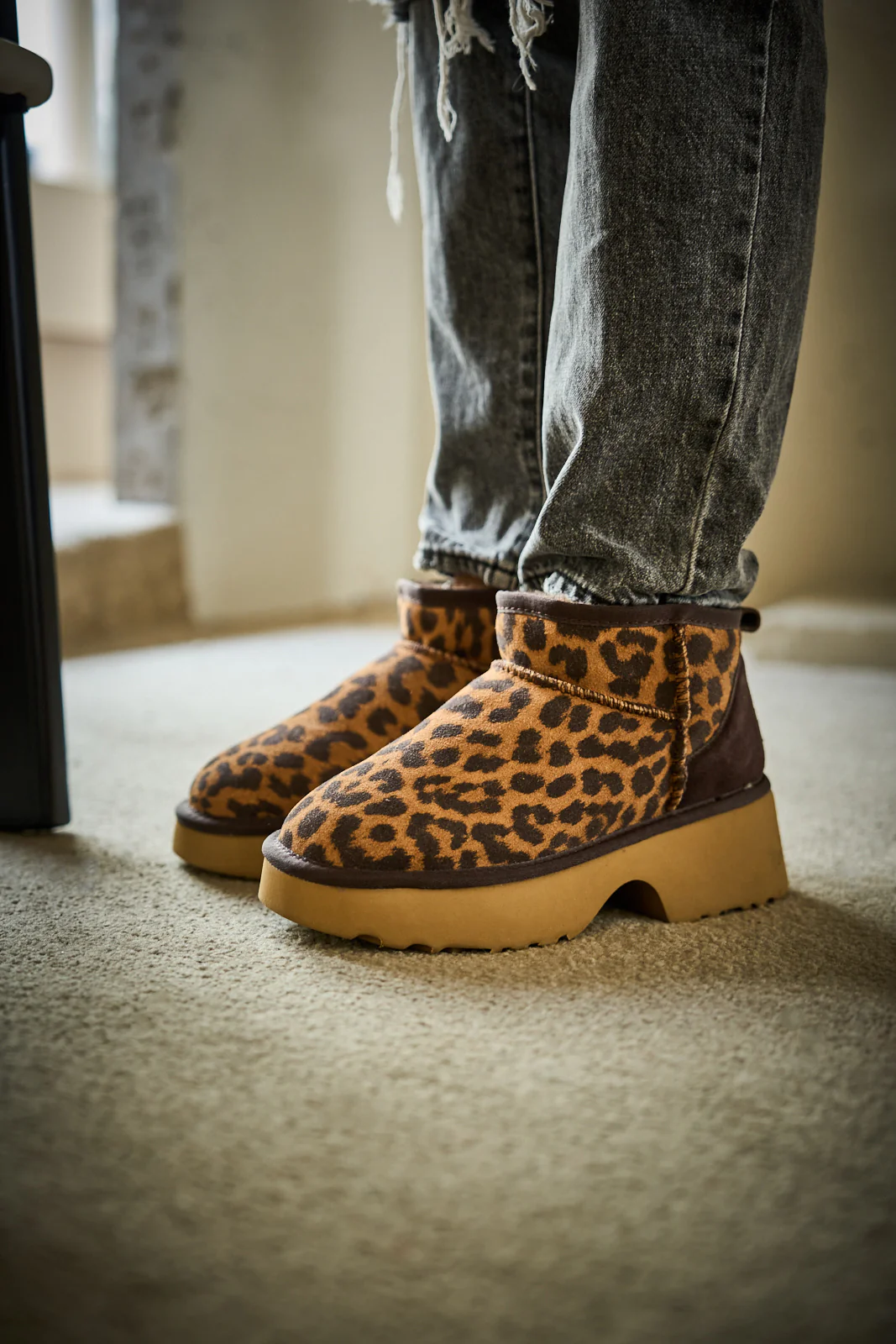 SMAIBULUN Ugg | Ultimate Platform Ankle Boots - cheetah - Image 3