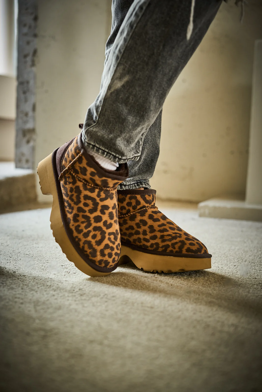 SMAIBULUN Ugg | Ultimate Platform Ankle Boots - cheetah - Image 5