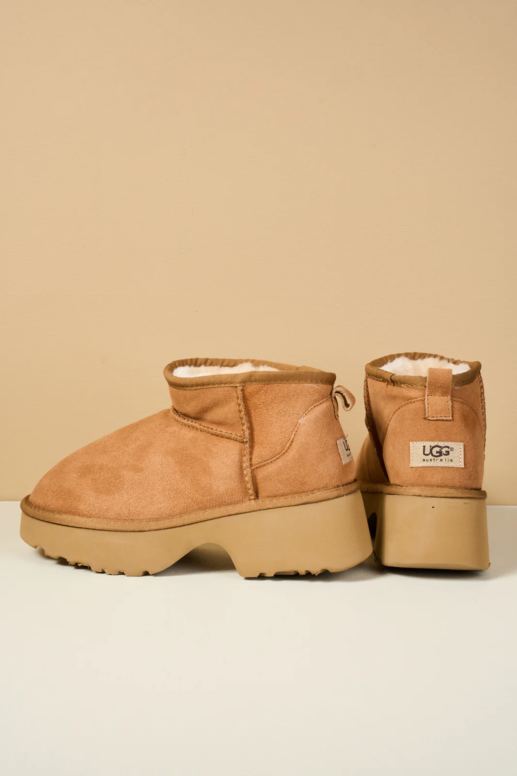 SMAIBULUN Ugg | Ultimate Platform Ankle Boots - chestnut - Image 13