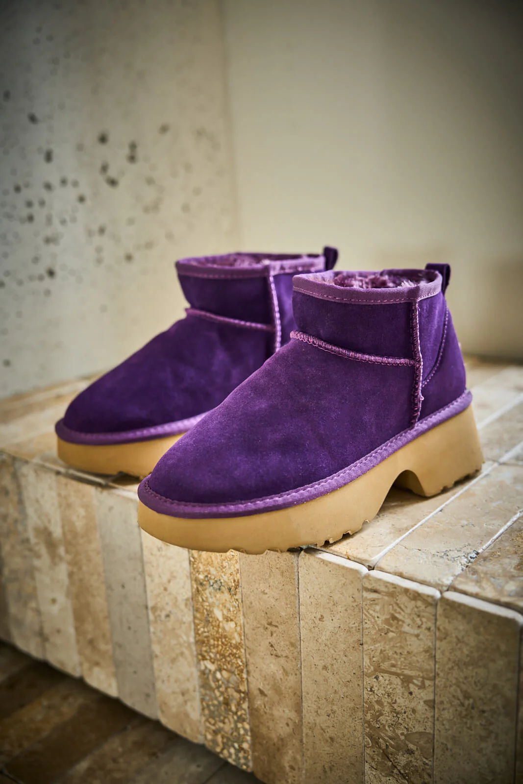 SMAIBULUN Ugg | Ultimate Platform Ankle Boots - violet - Image 11