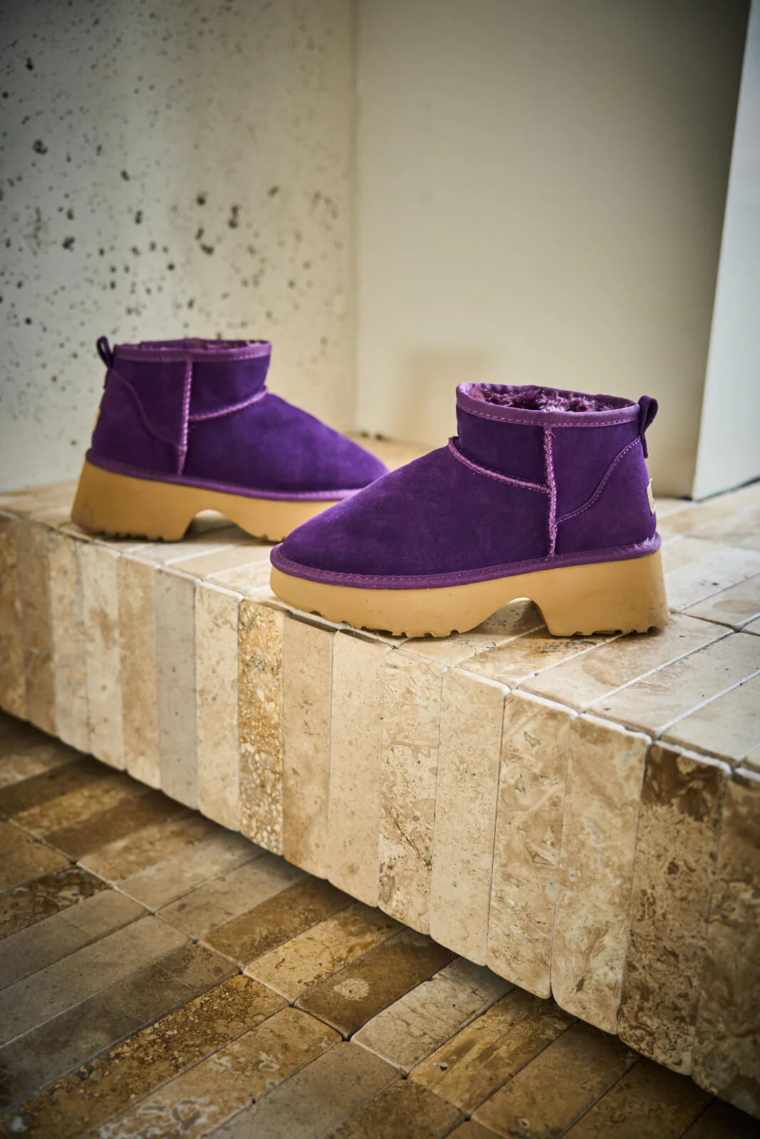 SMAIBULUN Ugg | Ultimate Platform Ankle Boots - violet - Image 12