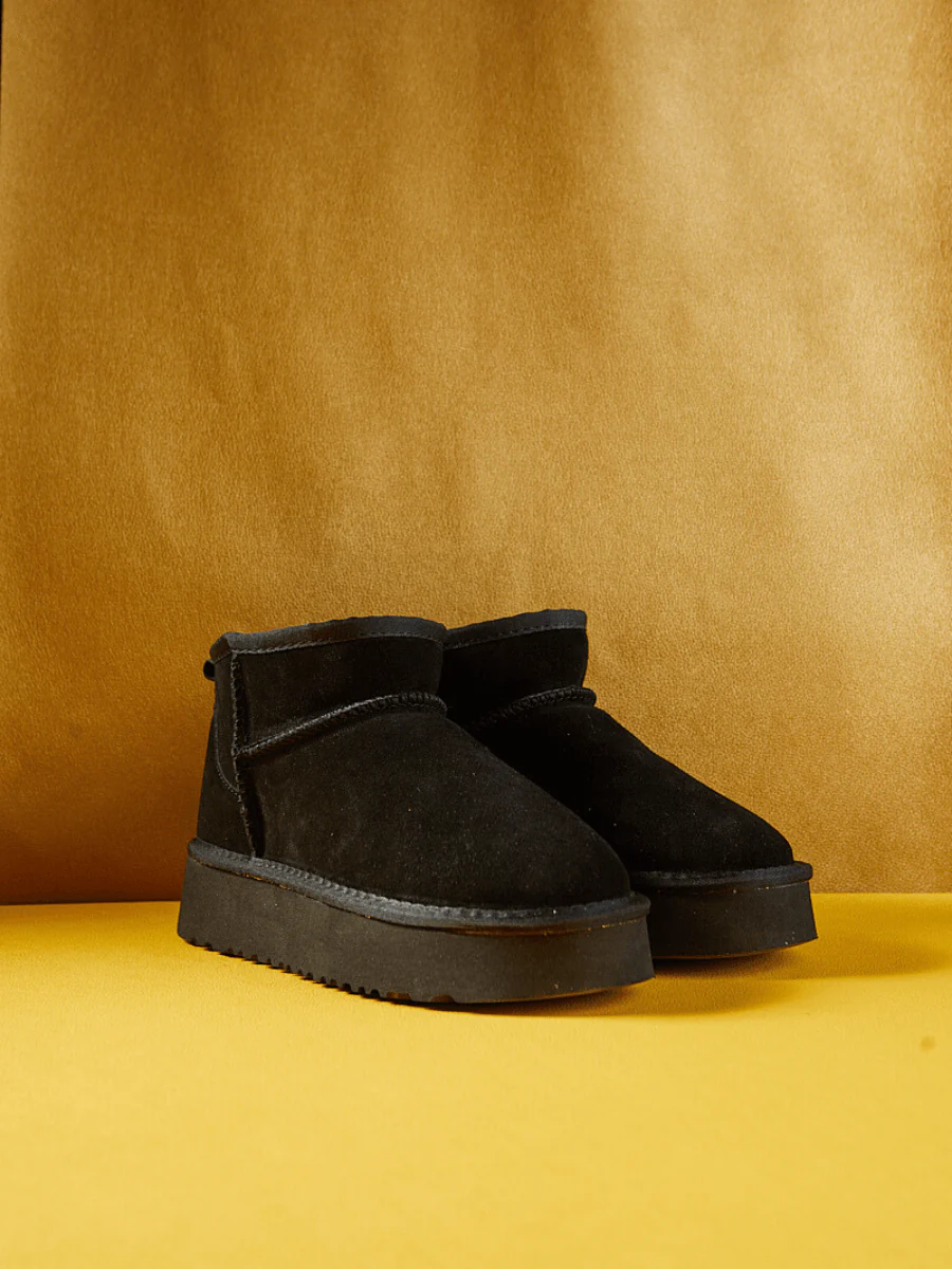 Smaibulun Ugg | Ultra Mini Platform Low Ankle Boot - Black - Image 11