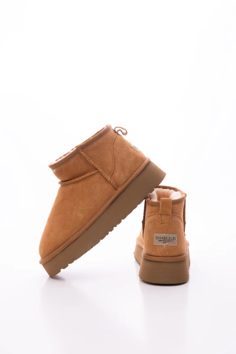 Smaibulun Ugg | Ultra Mini Platform Low Ankle Boot - Chestnut - Image 12