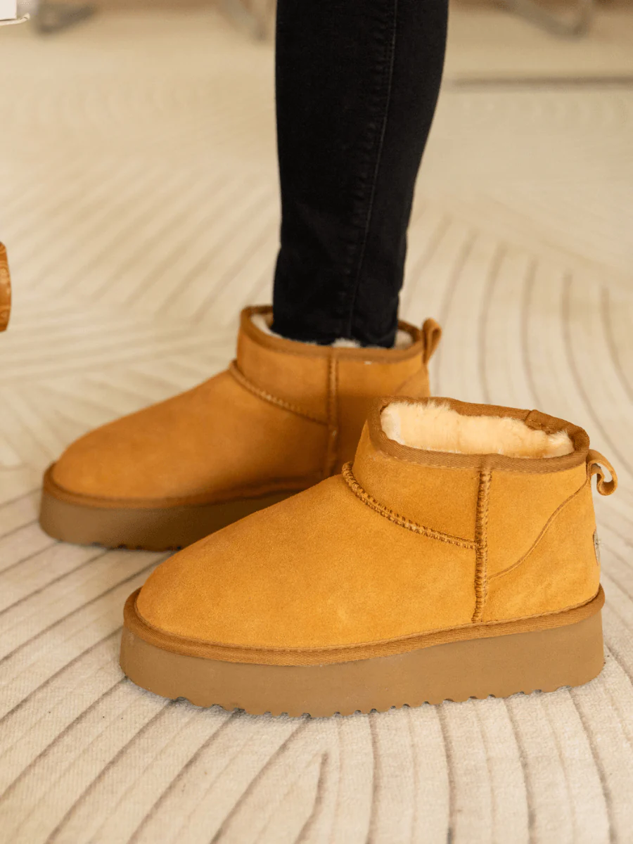 Smaibulun Ugg | Ultra Mini Platform Low Ankle Boot - Chestnut - Image 2