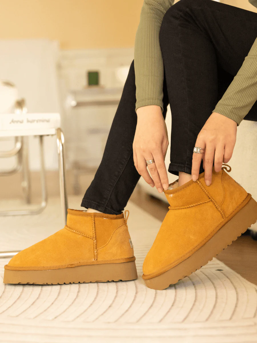 Smaibulun Ugg | Ultra Mini Platform Low Ankle Boot - Chestnut - Image 5