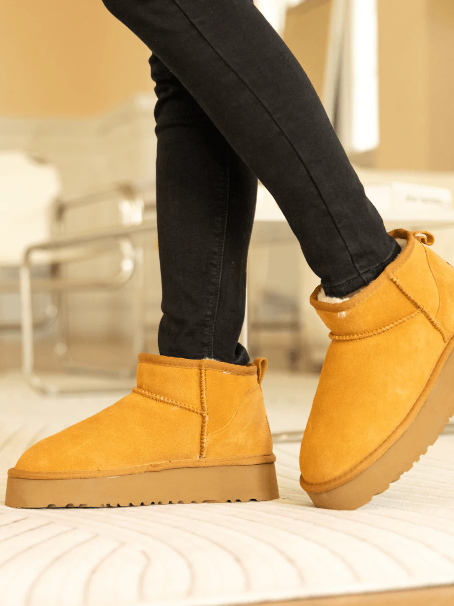 Smaibulun Ugg | Ultra Mini Platform Low Ankle Boot - Chestnut - Image 7