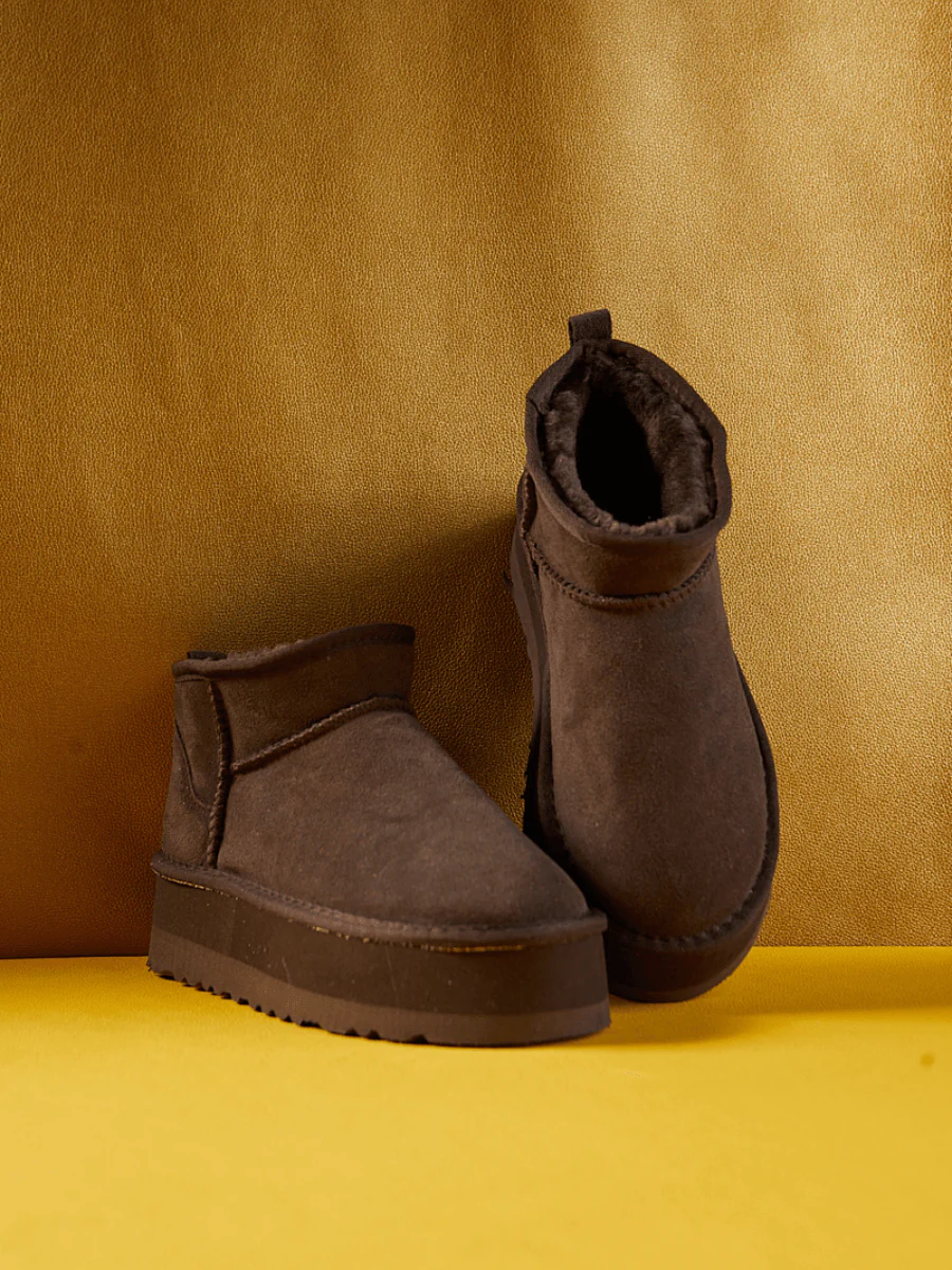 Smaibulun Ugg | Ultra Mini Platform Low Ankle Boot - Chocolate - Image 11