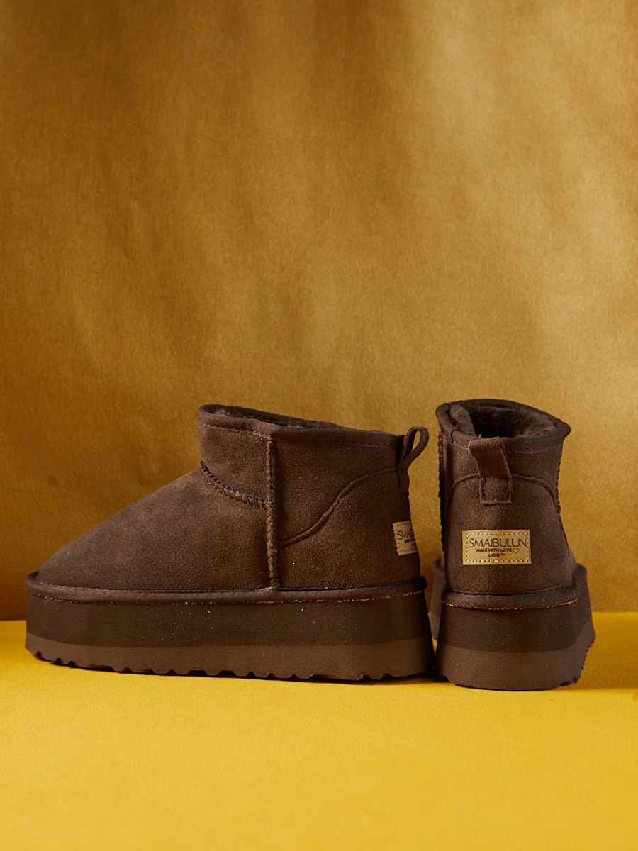 Smaibulun Ugg | Ultra Mini Platform Low Ankle Boot - Chocolate - Image 12