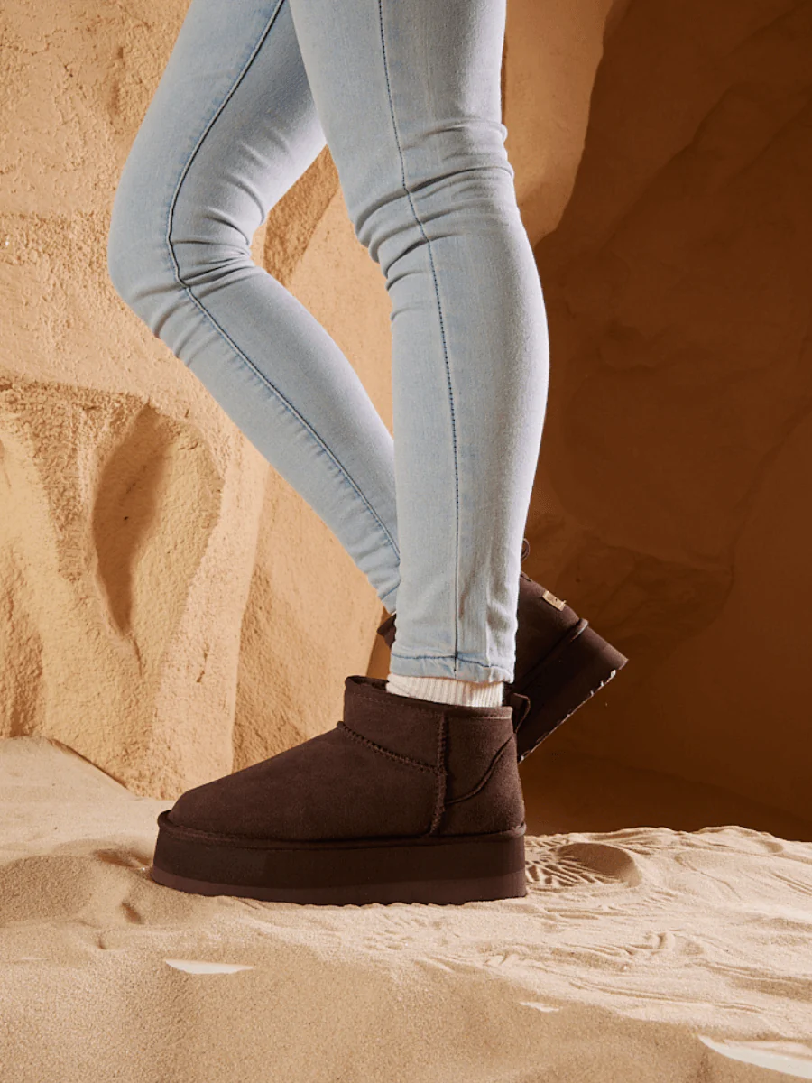 Smaibulun Ugg | Ultra Mini Platform Low Ankle Boot - Chocolate - Image 8