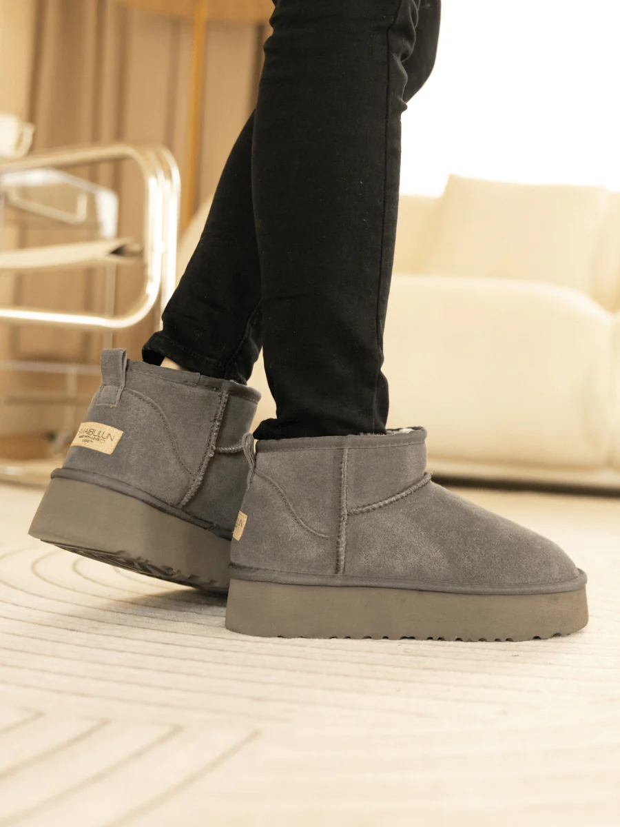 Smaibulun Ugg | Ultra Mini Platform Low Ankle Boot - Grey - Image 5