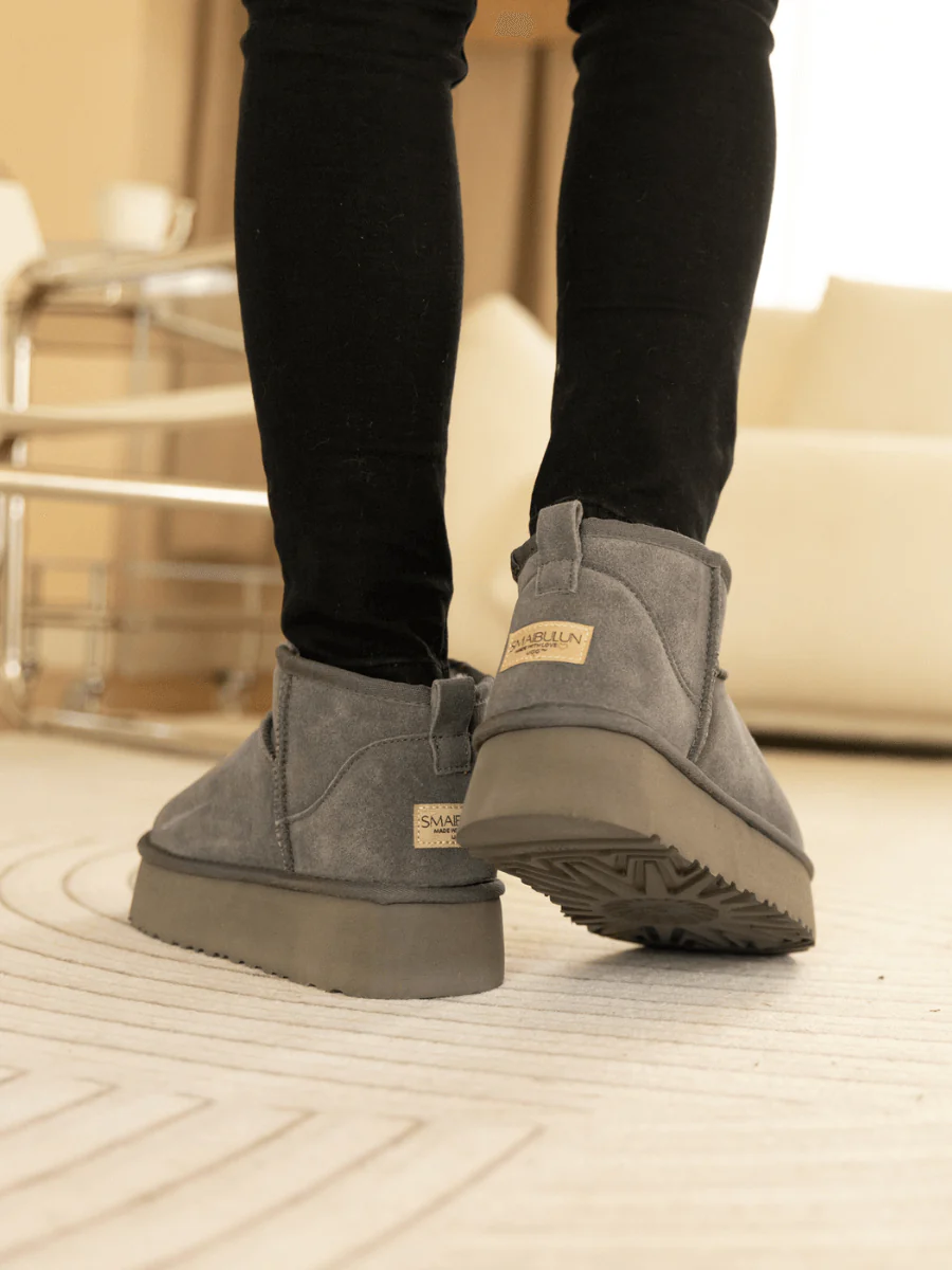 Smaibulun Ugg | Ultra Mini Platform Low Ankle Boot - Grey - Image 6
