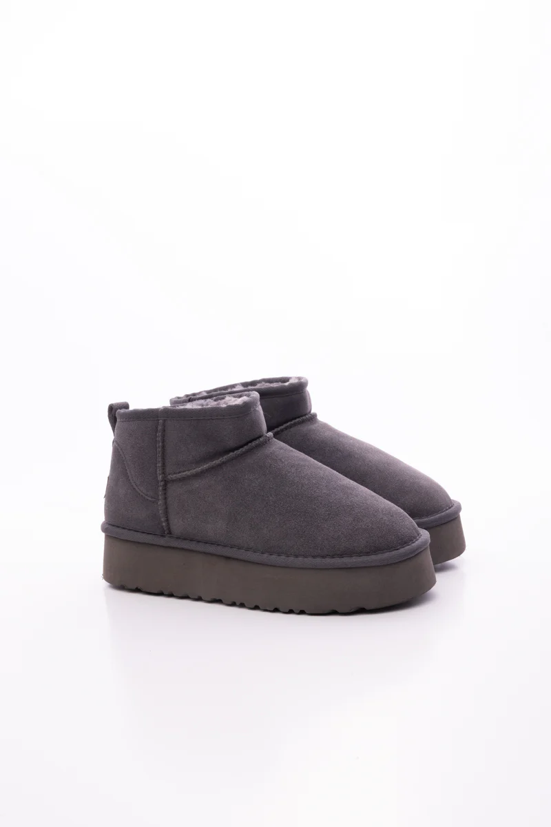 Smaibulun Ugg | Ultra Mini Platform Low Ankle Boot - Grey - Image 7
