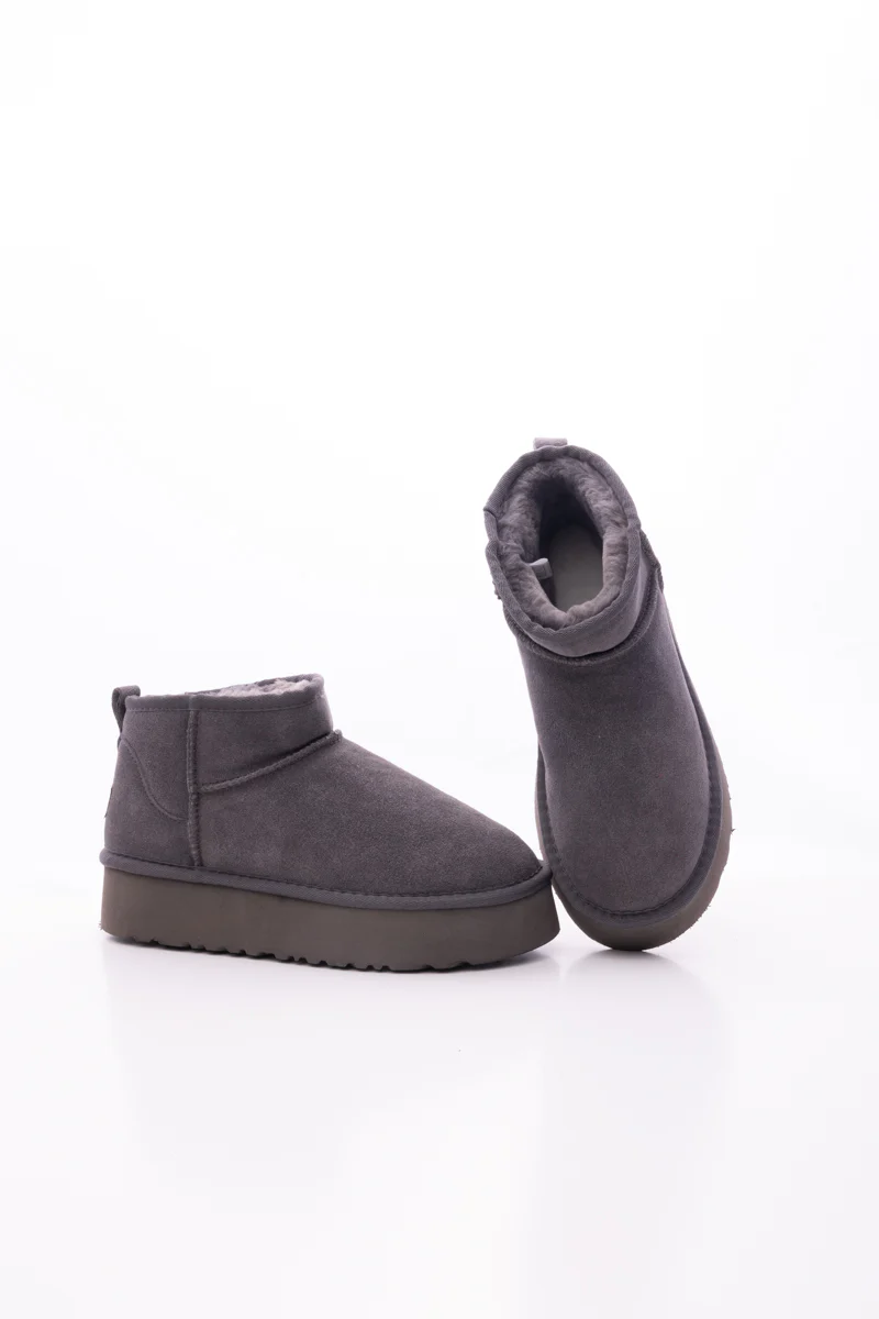 Smaibulun Ugg | Ultra Mini Platform Low Ankle Boot - Grey - Image 8