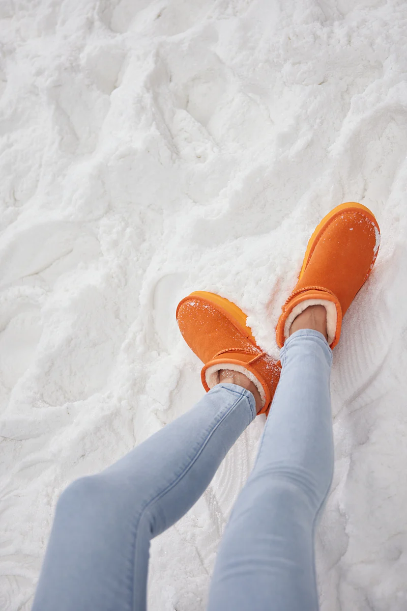Smaibulun Ugg | Ultra Mini Platform Low Ankle Boot - Orange - Image 10