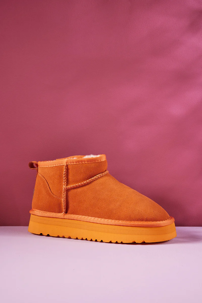 Smaibulun Ugg | Ultra Mini Platform Low Ankle Boot - Orange - Image 3