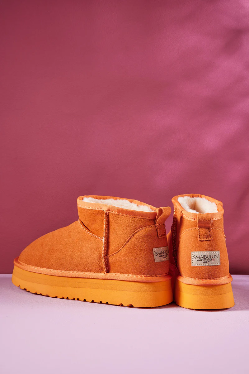 Smaibulun Ugg | Ultra Mini Platform Low Ankle Boot - Orange - Image 4