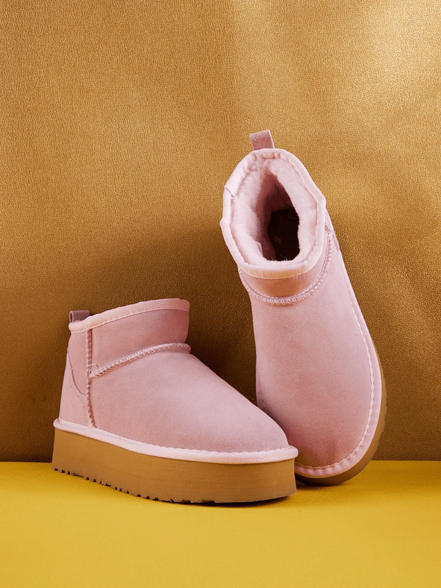 Smaibulun Ugg | Ultra Mini Platform Low Ankle Boot - Pink - Image 10