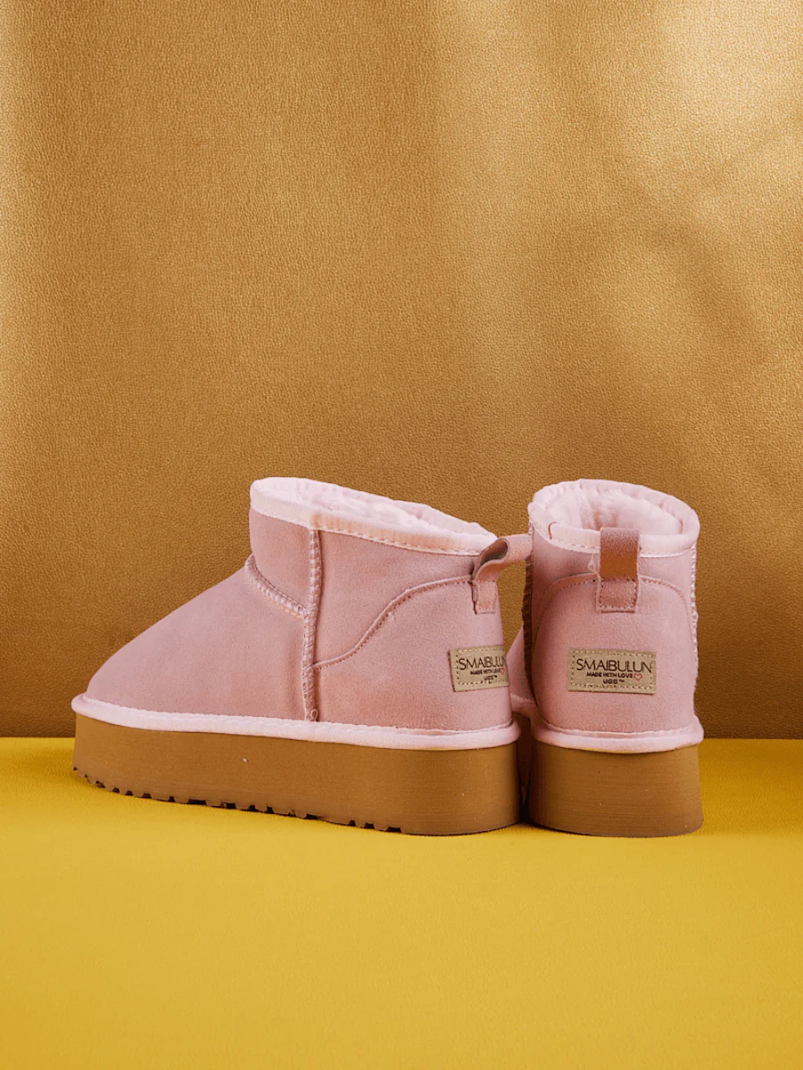 Smaibulun Ugg | Ultra Mini Platform Low Ankle Boot - Pink - Image 12