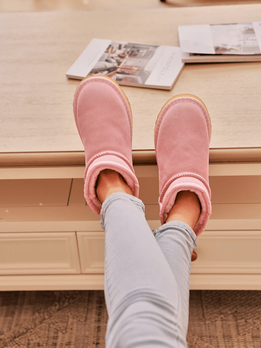 Smaibulun Ugg | Ultra Mini Platform Low Ankle Boot - Pink - Image 6