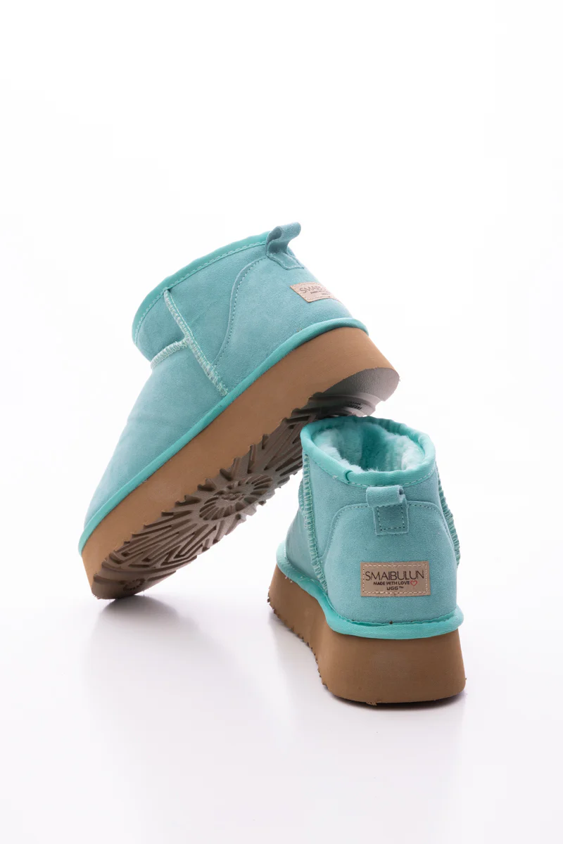 Smaibulun Ugg | Ultra Mini Platform Low Ankle Boot - Turquoise - Image 10