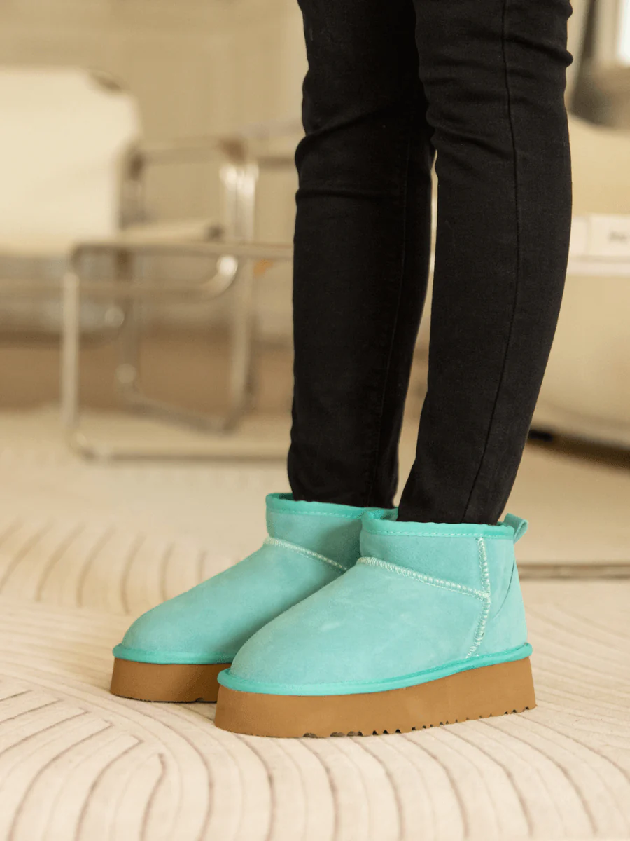 Smaibulun Ugg | Ultra Mini Platform Low Ankle Boot - Turquoise - Image 4