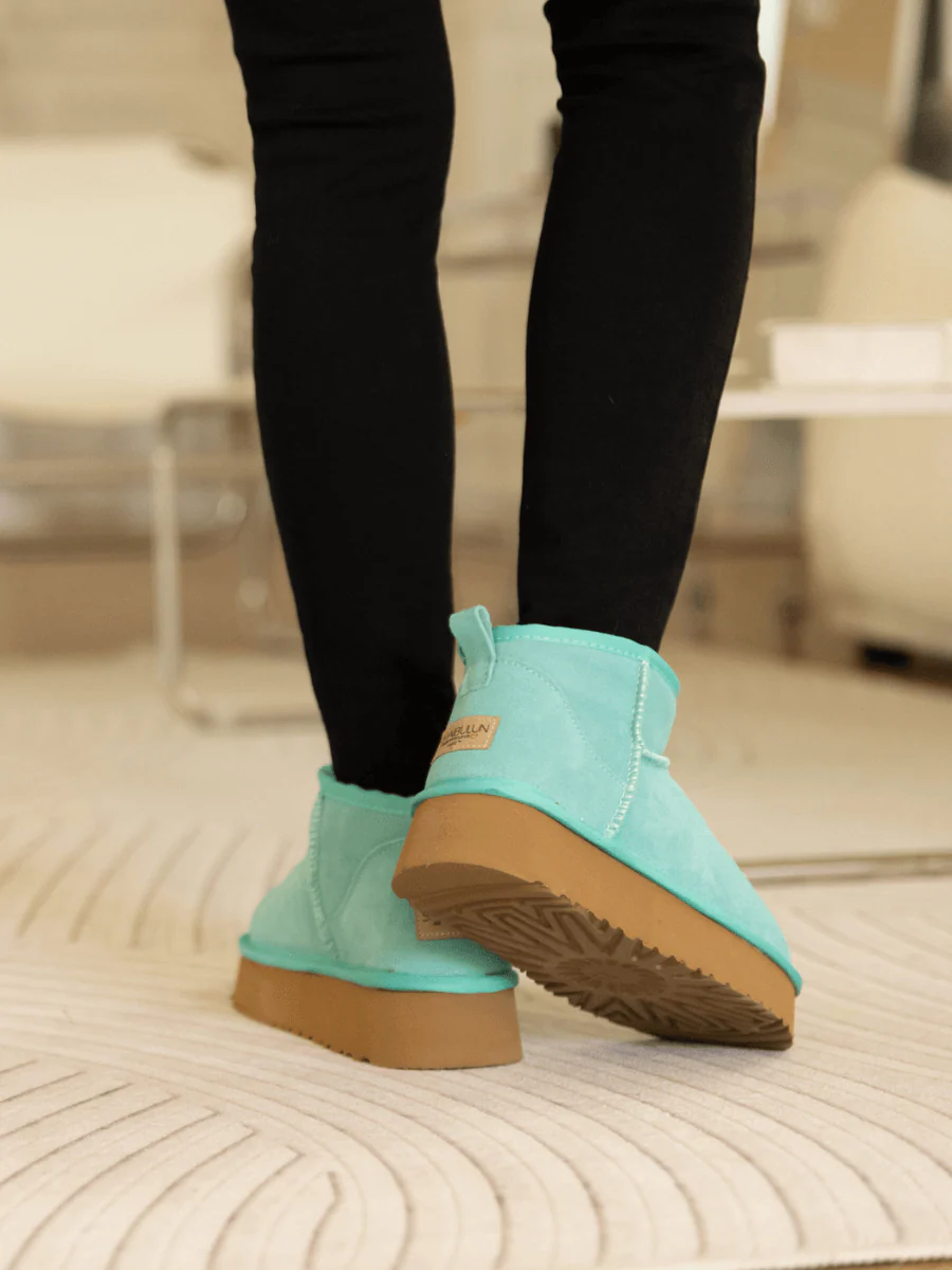 Smaibulun Ugg | Ultra Mini Platform Low Ankle Boot - Turquoise - Image 6