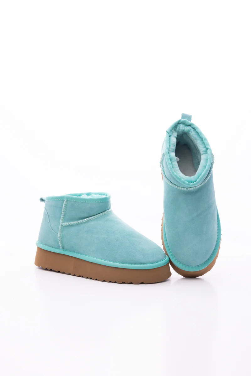 Smaibulun Ugg | Ultra Mini Platform Low Ankle Boot - Turquoise - Image 8