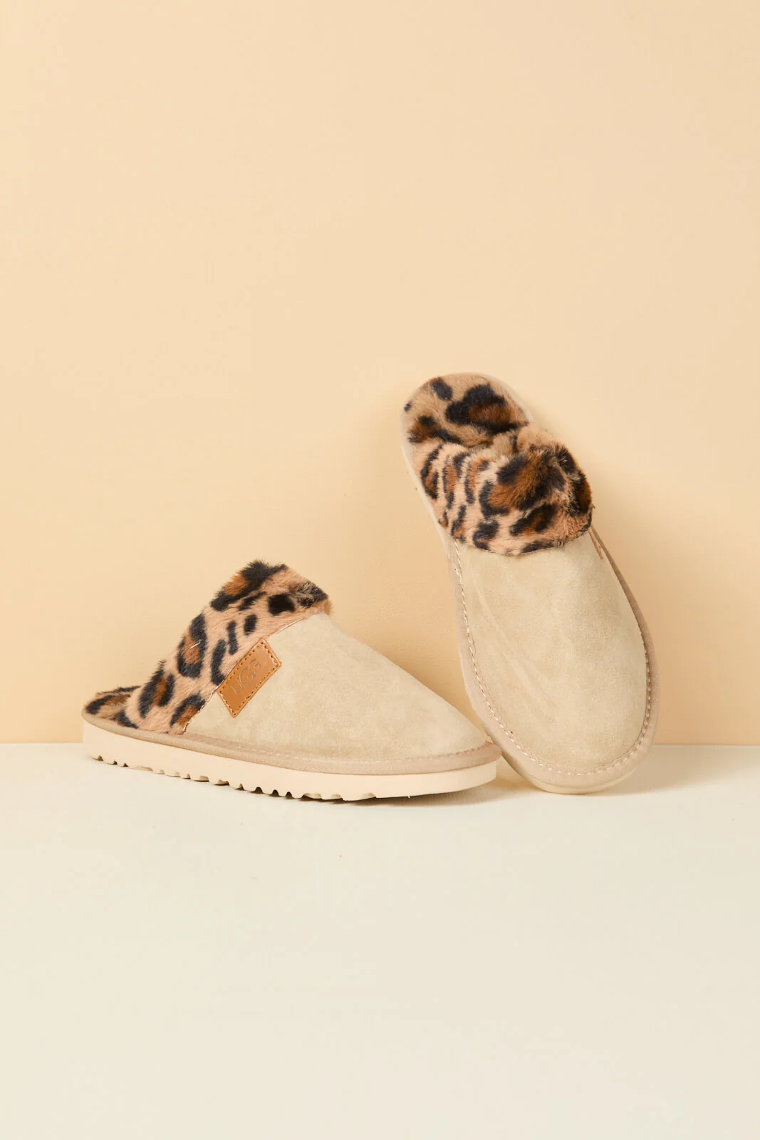SMAIBULUN Ugg | Wild Whisper Animal Wool Lined Slipper - sand - Image 11