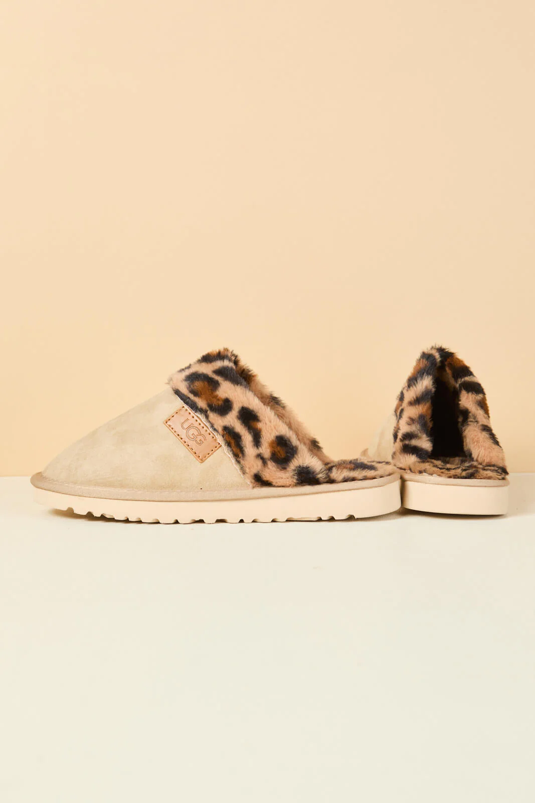 SMAIBULUN Ugg | Wild Whisper Animal Wool Lined Slipper - sand - Image 13