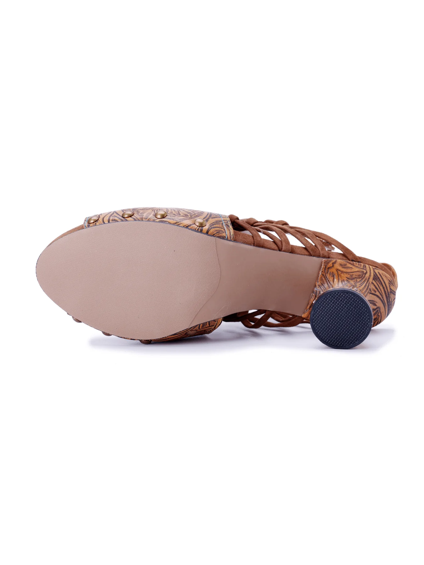 Soffia | Art Nouveau Leather Gladiator Sandals - Image 10