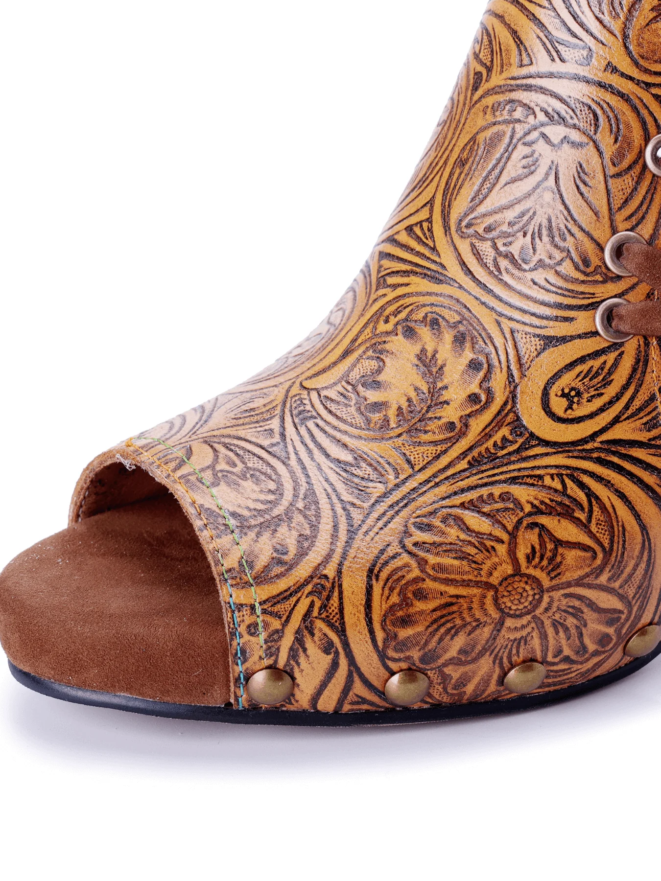 Soffia | Art Nouveau Leather Gladiator Sandals - Image 11