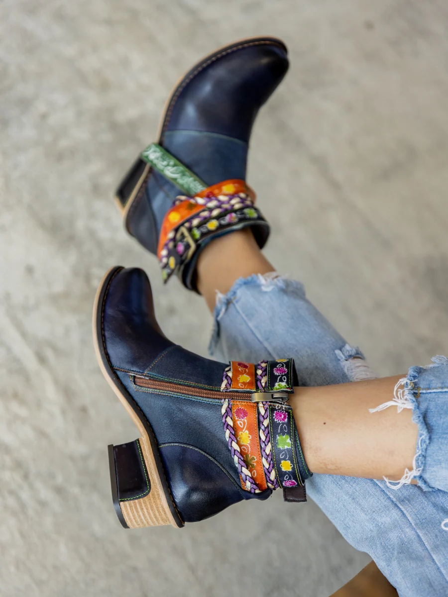 Soffia | Barry Western Leather Ankle Bootie