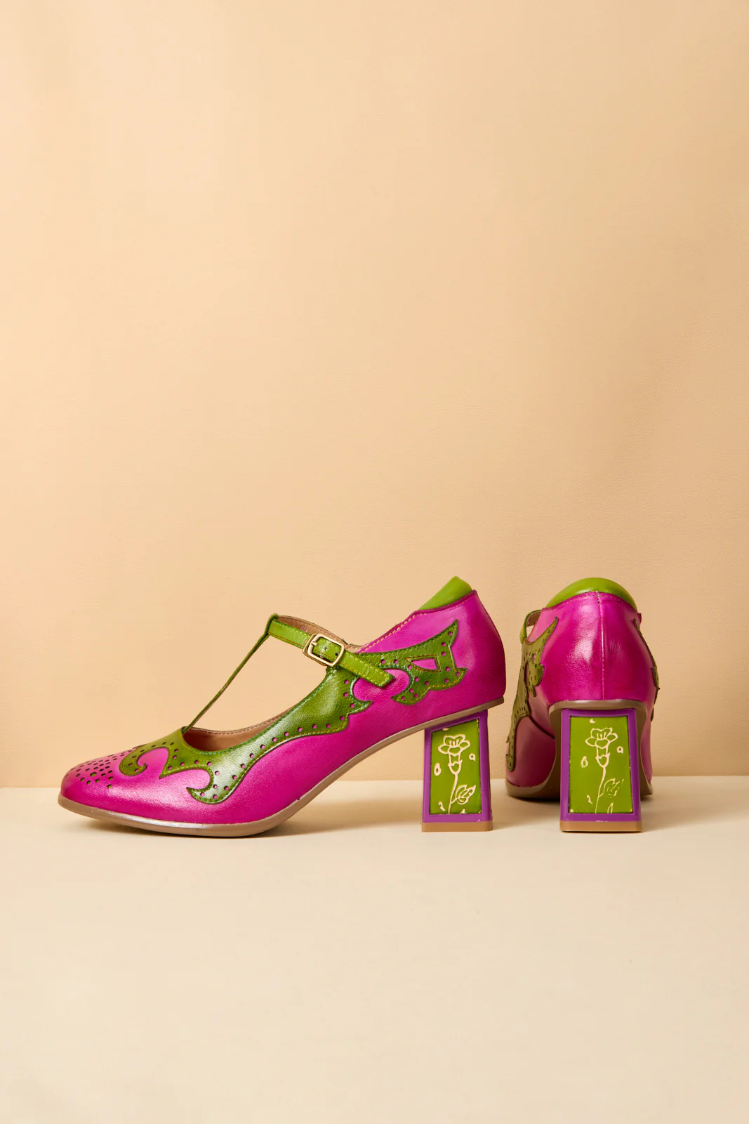 Soffia | Brixley Romance T-Strap Heels - Image 11