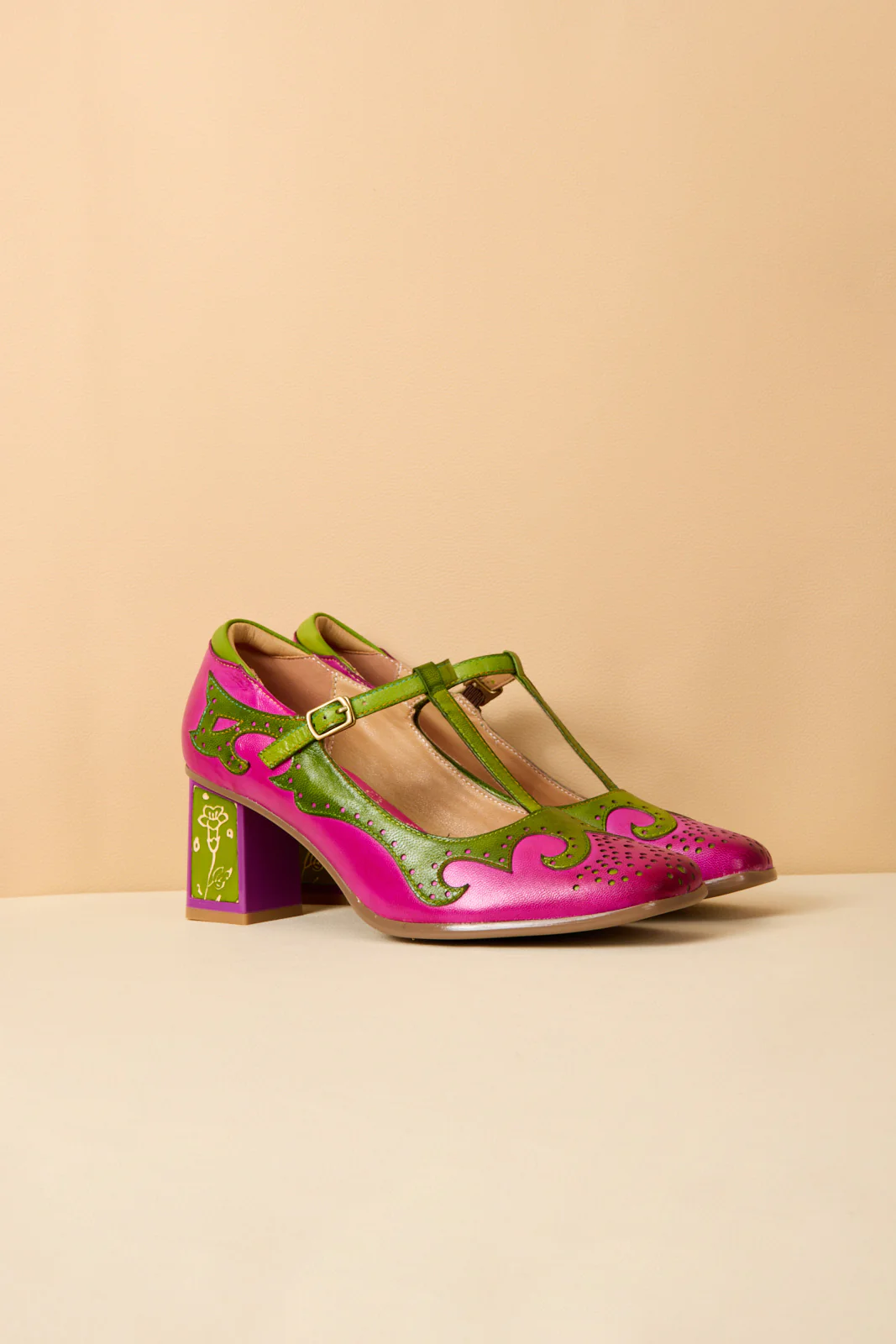 Soffia | Brixley Romance T-Strap Heels - Image 8