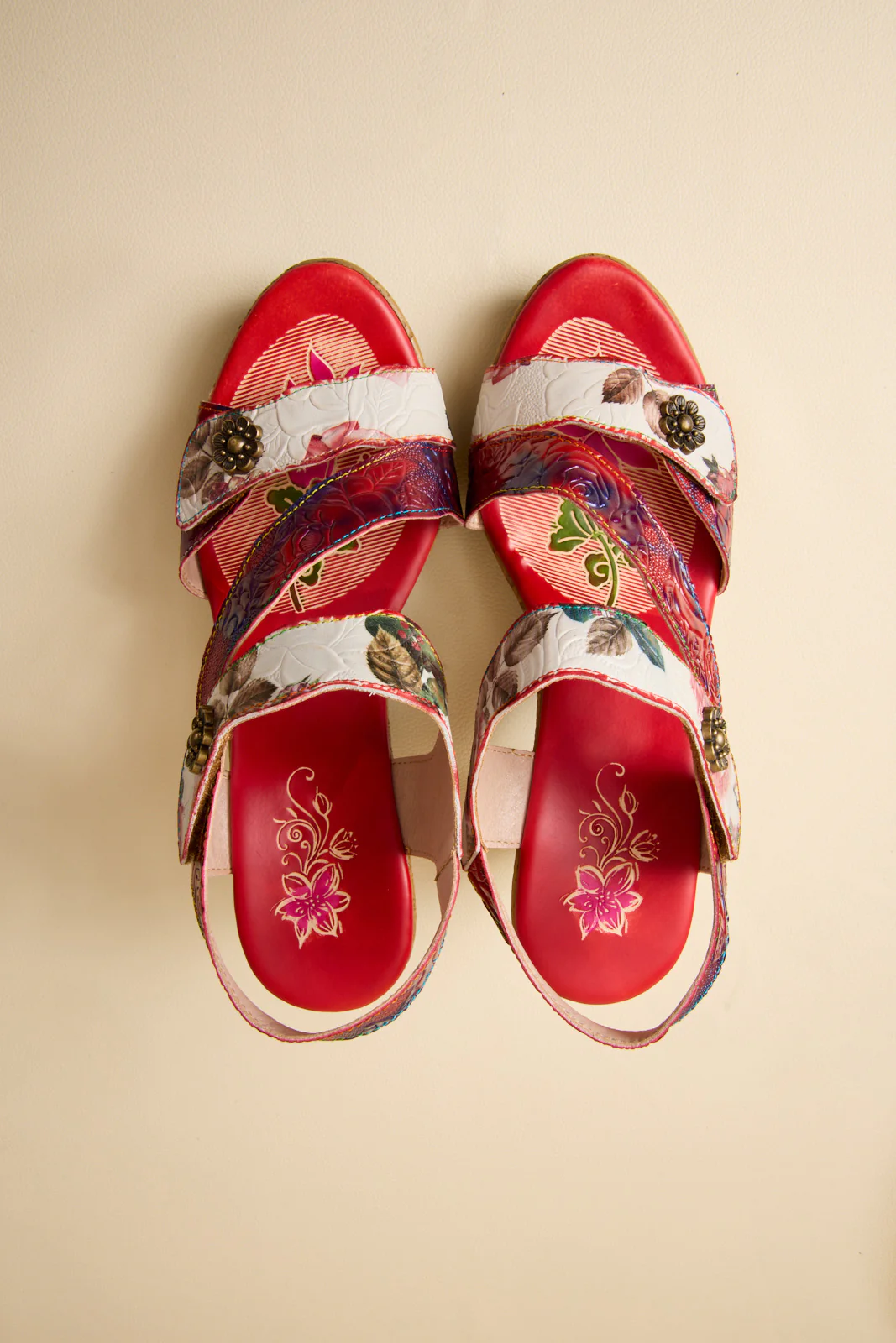 Soffia | Capriccio Romance Leather Heels Sandal - Image 12