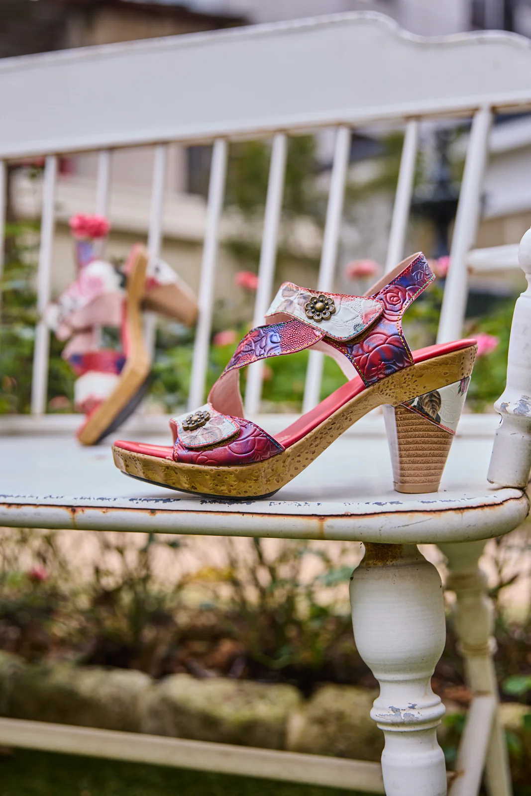 Soffia | Capriccio Romance Leather Heels Sandal - Image 7