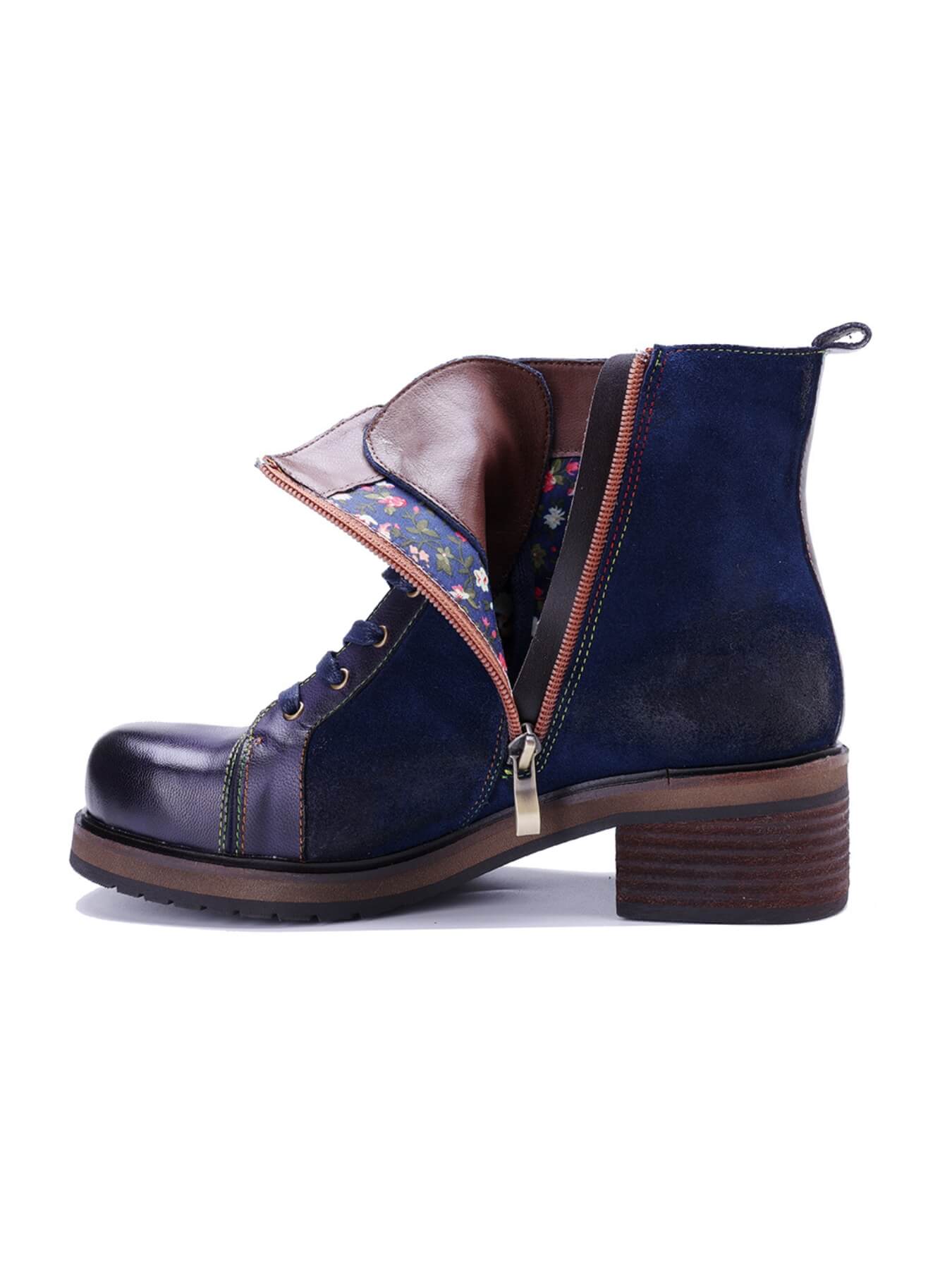 Soffia | Cecilie Suede Leather Combat Boots - Image 9