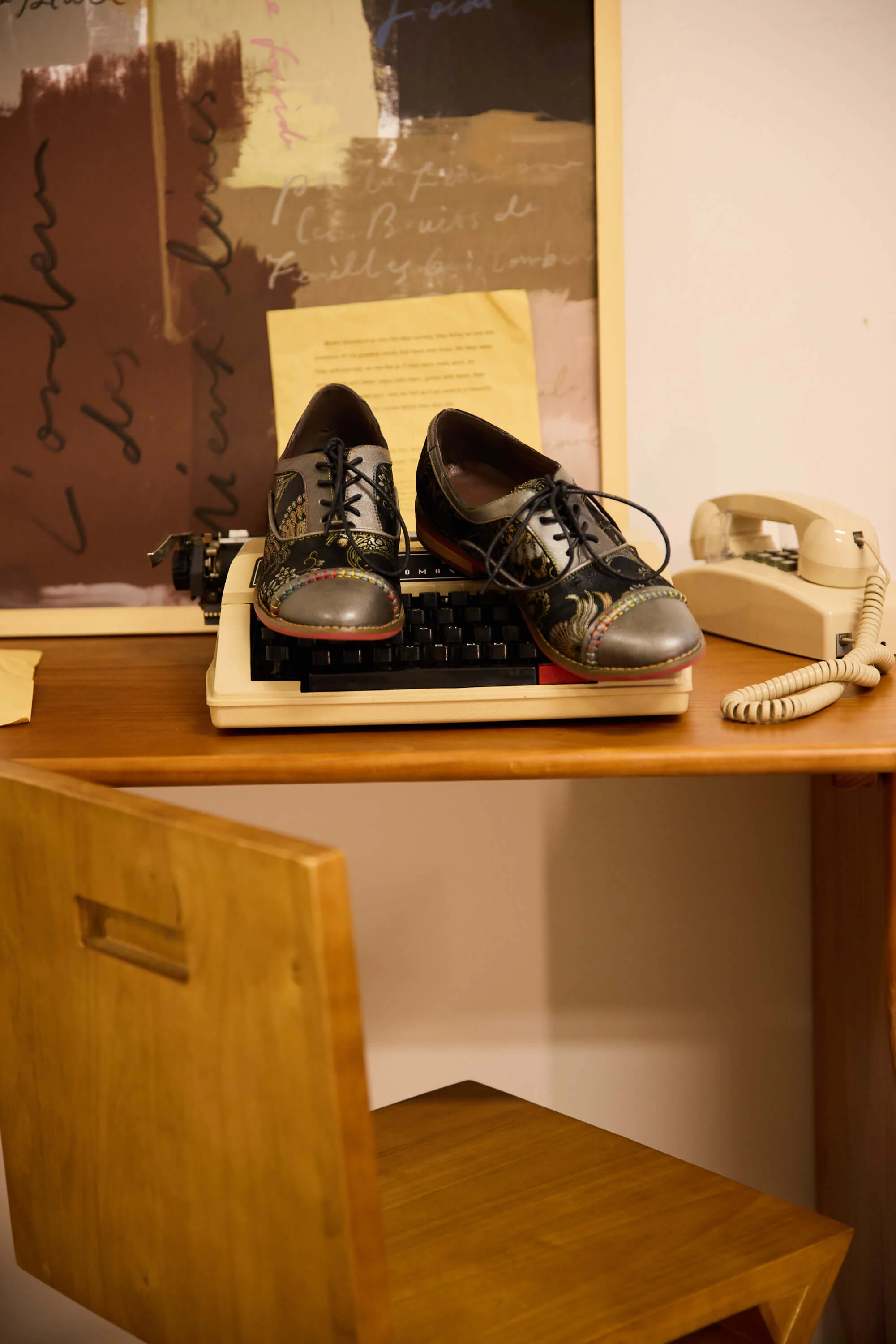 Soffia | Chantelle Floral Leather Oxford - Image 7