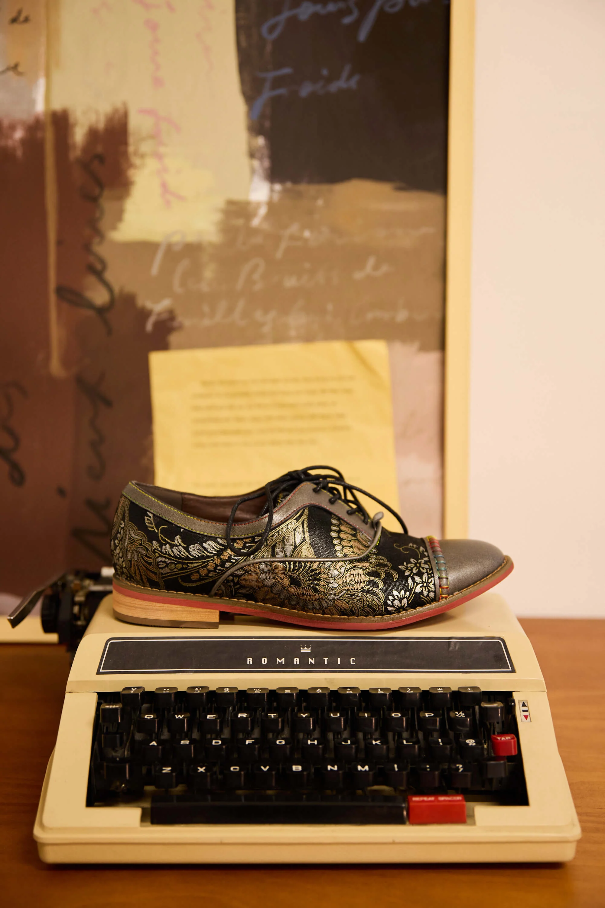 Soffia | Chantelle Floral Leather Oxford - Image 9