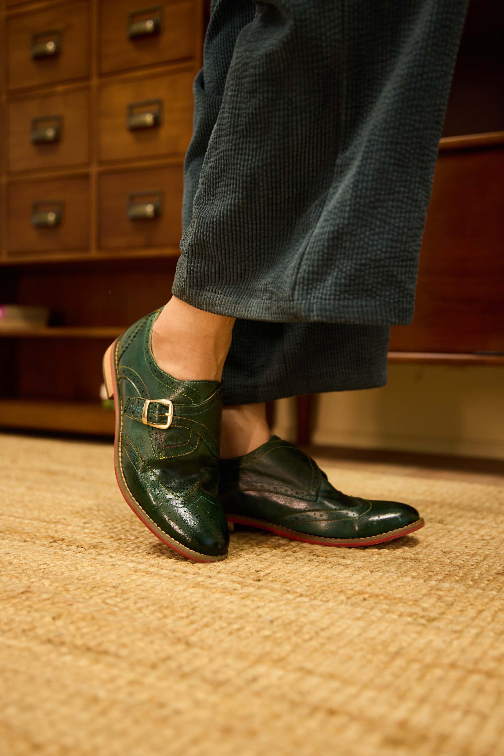 Soffia | Cheyenne Leather Monk Oxford - Image 3