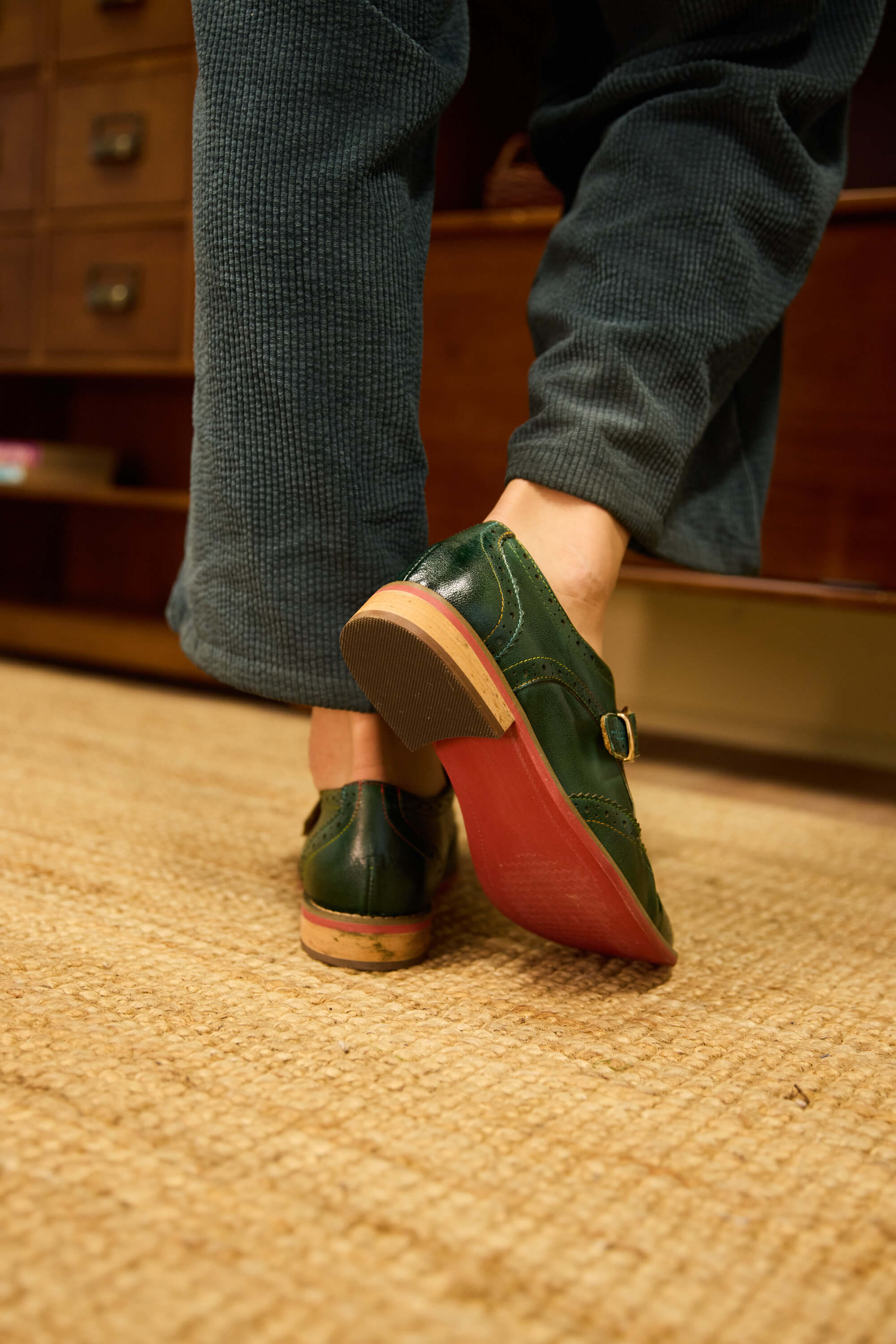 Soffia | Cheyenne Leather Monk Oxford - Image 4