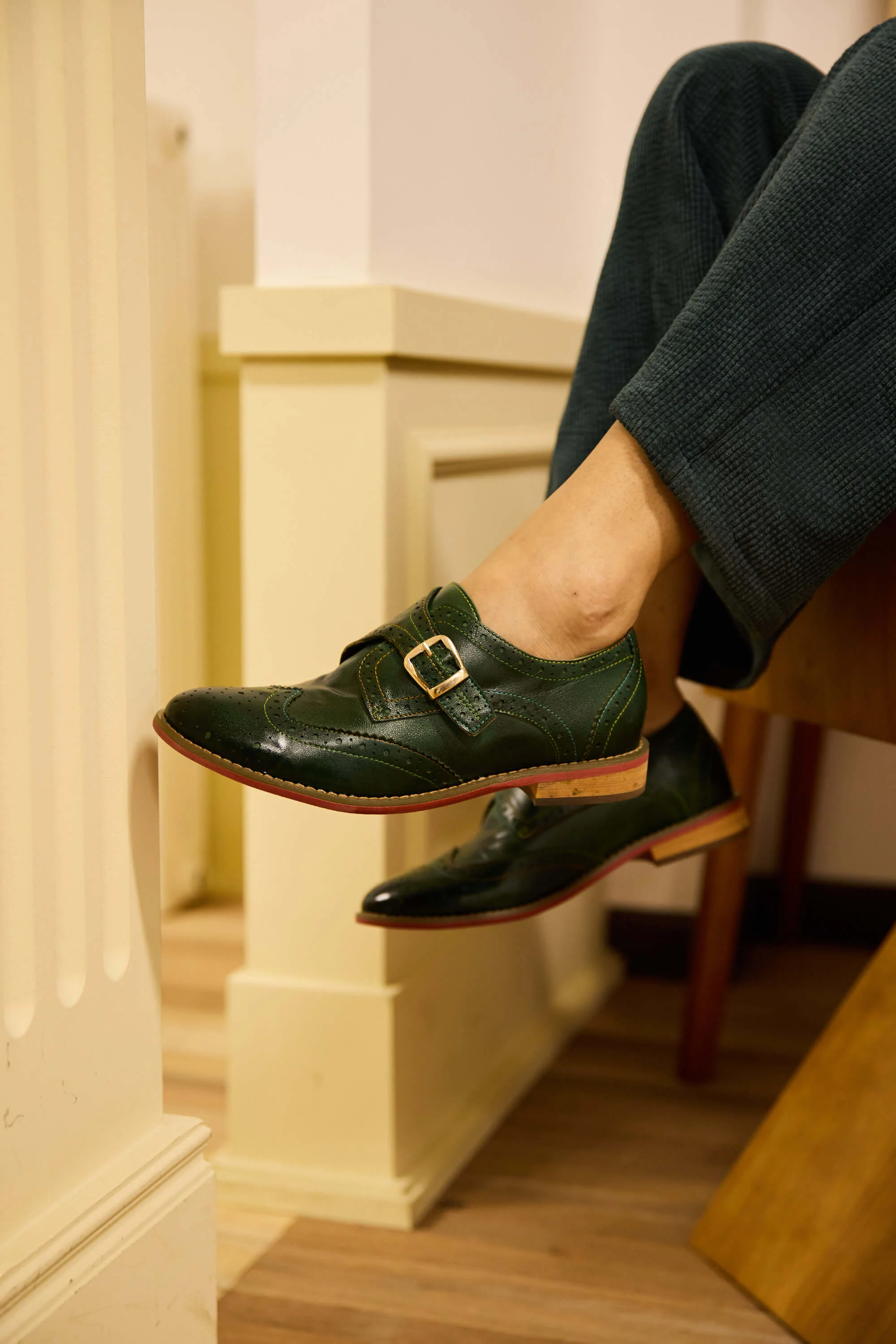 Soffia | Cheyenne Leather Monk Oxford - Image 5