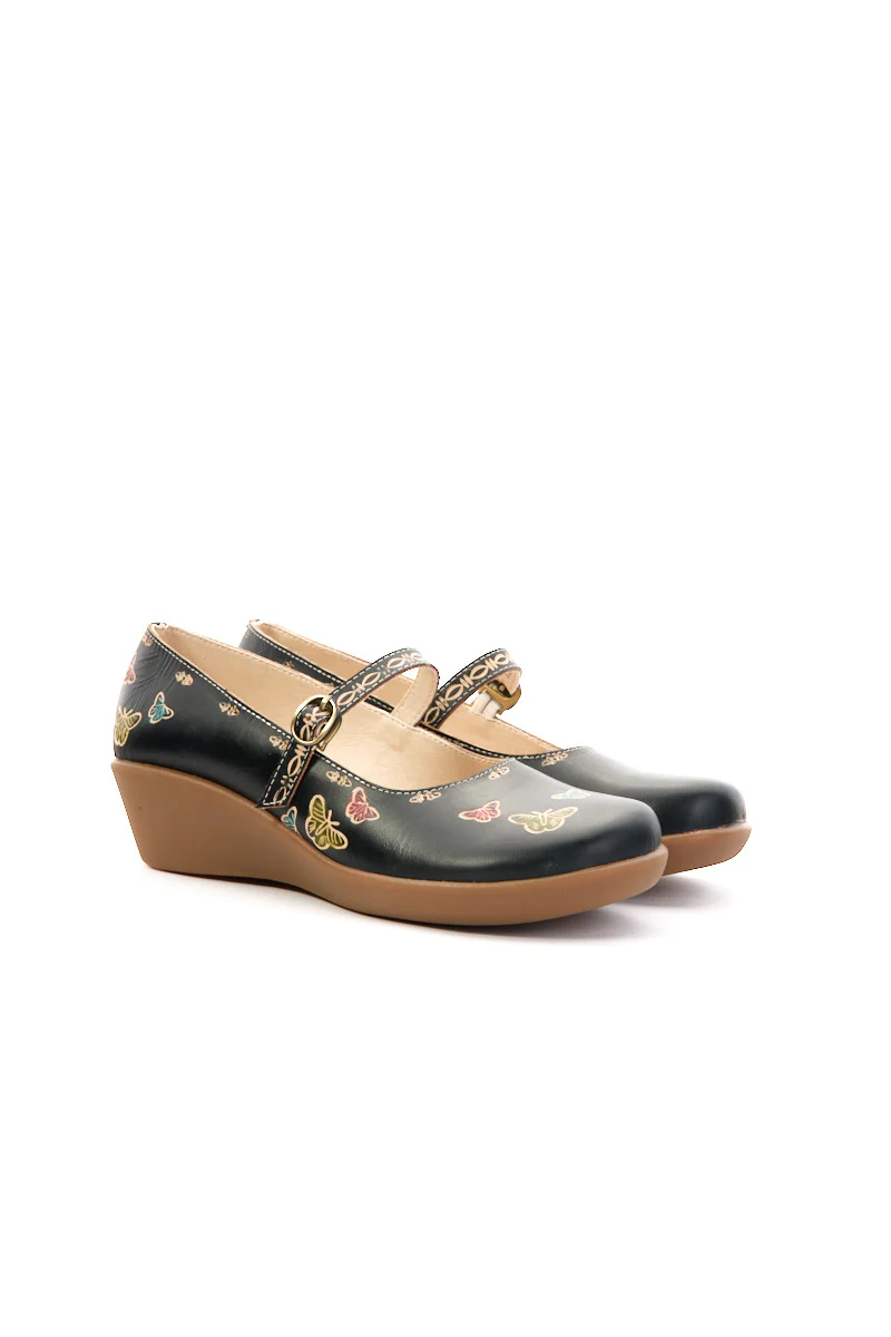 Soffia | Coastal Butterfly Leather Mary Jane - Image 8