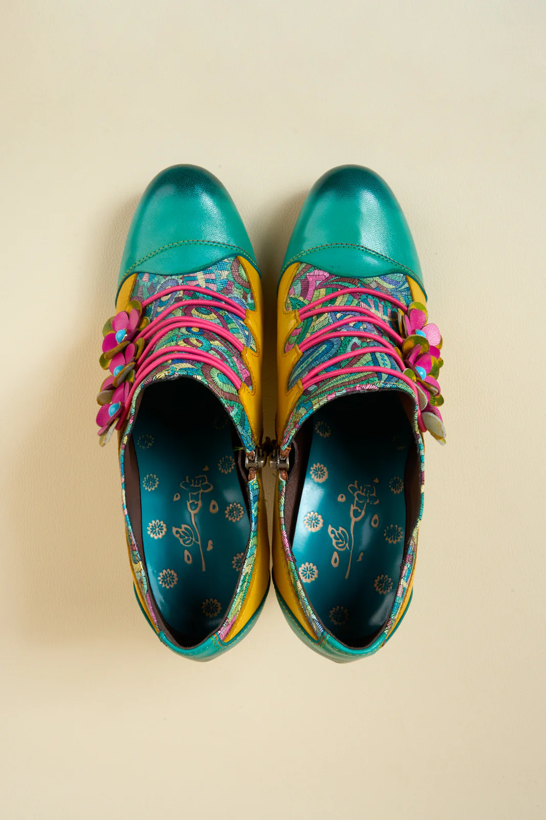 Soffia | Douce Marguerite Leather Pump Brogues - Image 12
