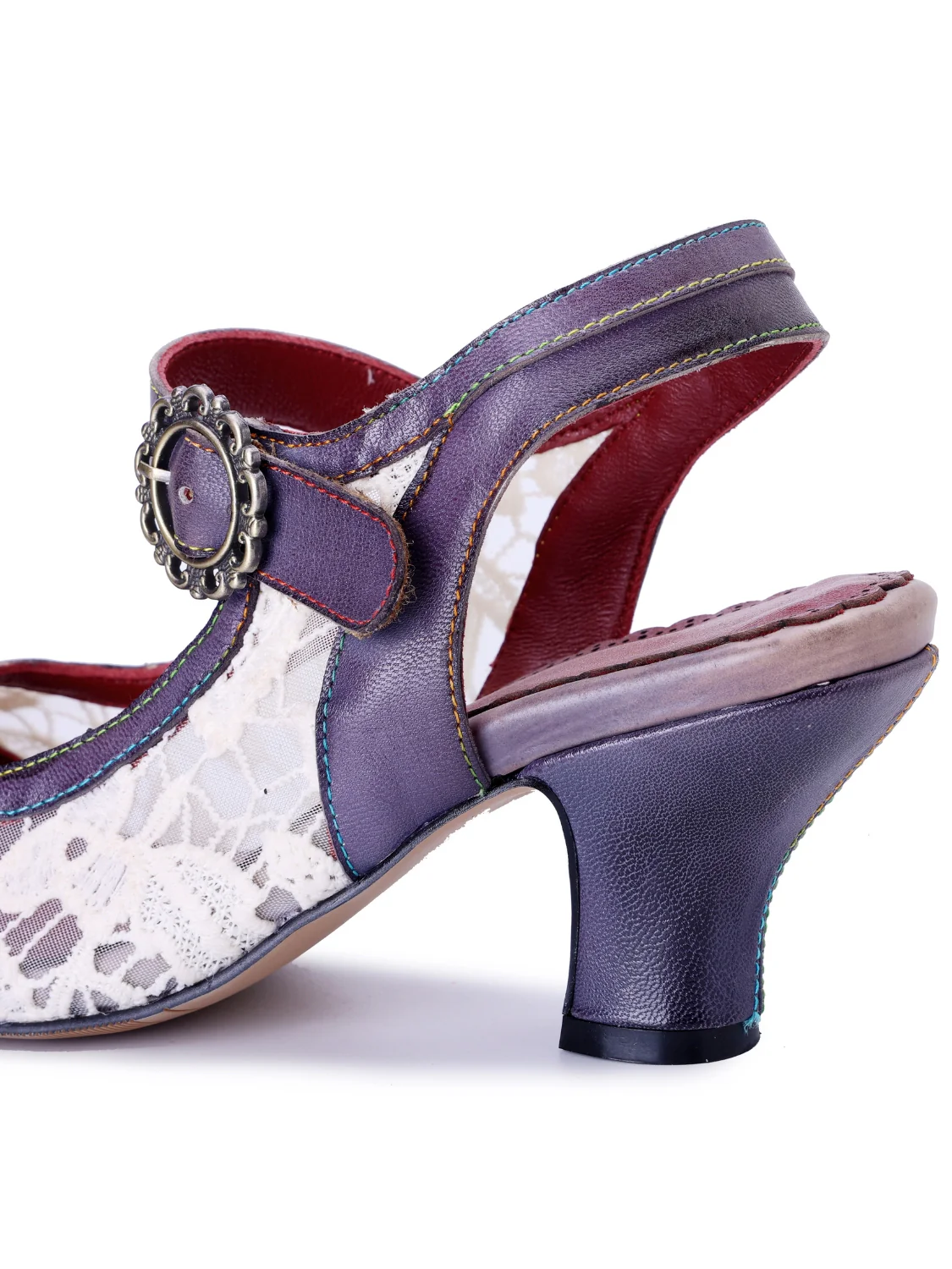 Soffia | Dylin Leather Oxford - navy - Image 11