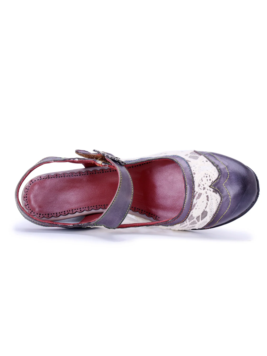 Soffia | Dylin Leather Oxford - navy - Image 8