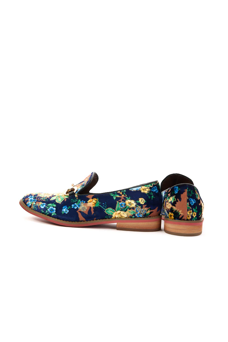 Soffia | Essie Floral Printed Suede Loafer - Image 10